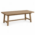 Tavolo da pranzo rettangolare 160 cm x 80 cm x 75 cm struttura in legno massello piano impiallacciato MDF rovere naturale gambe inclinate